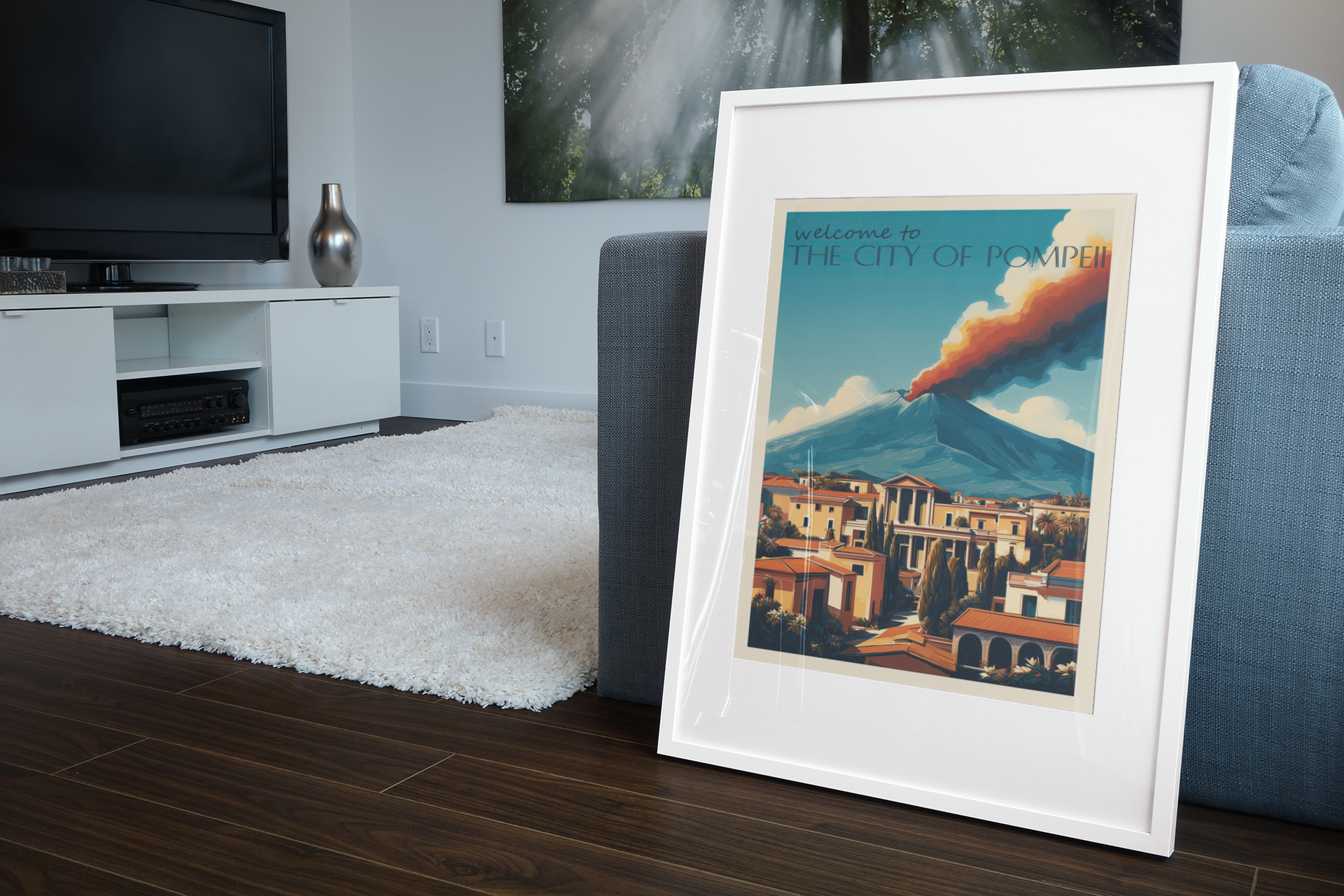 POMPEII Minimalist Wall Art - Enhanced Matte Paper Poster