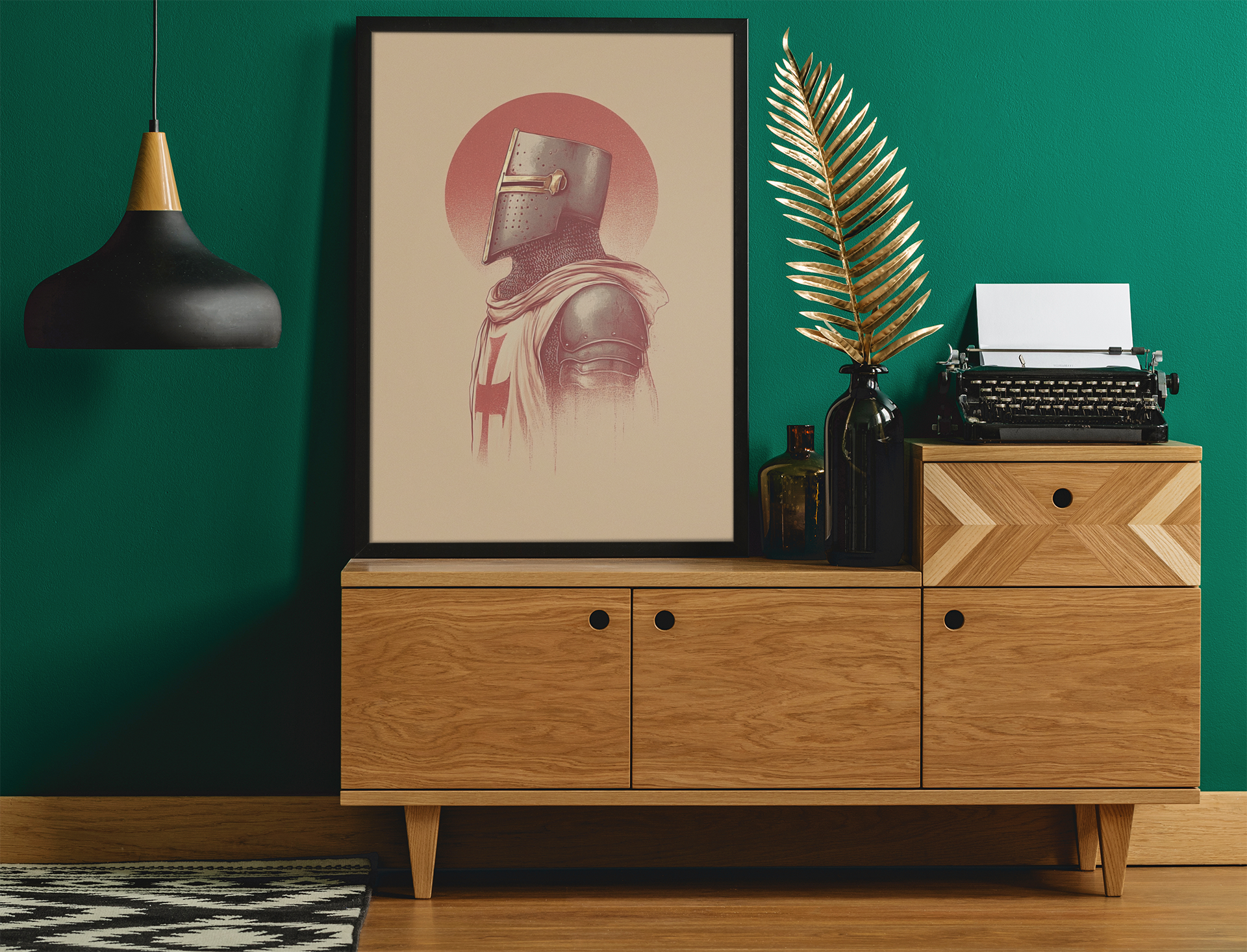 Crusader Wall Art - Enhanced Matte Paper Poster