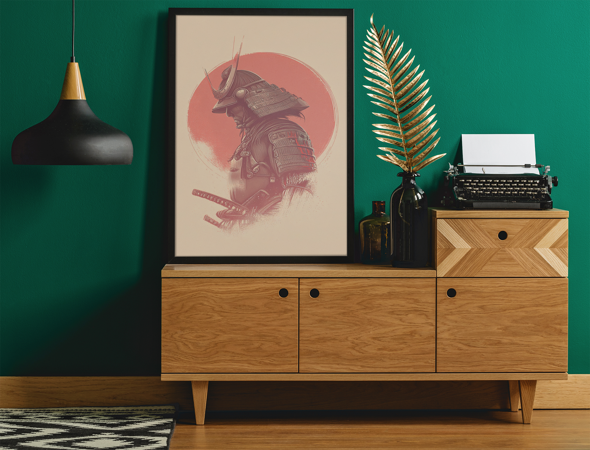 Samurai Wall Art - Enhanced Matte Paper Poster